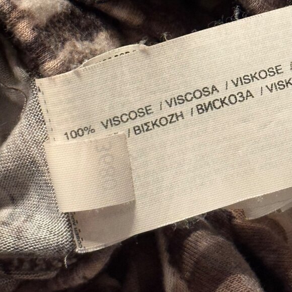 MNG Casual Womens Pleated Brown Camouflage Pants Size M Viscose women pants - Picture 4 of 12